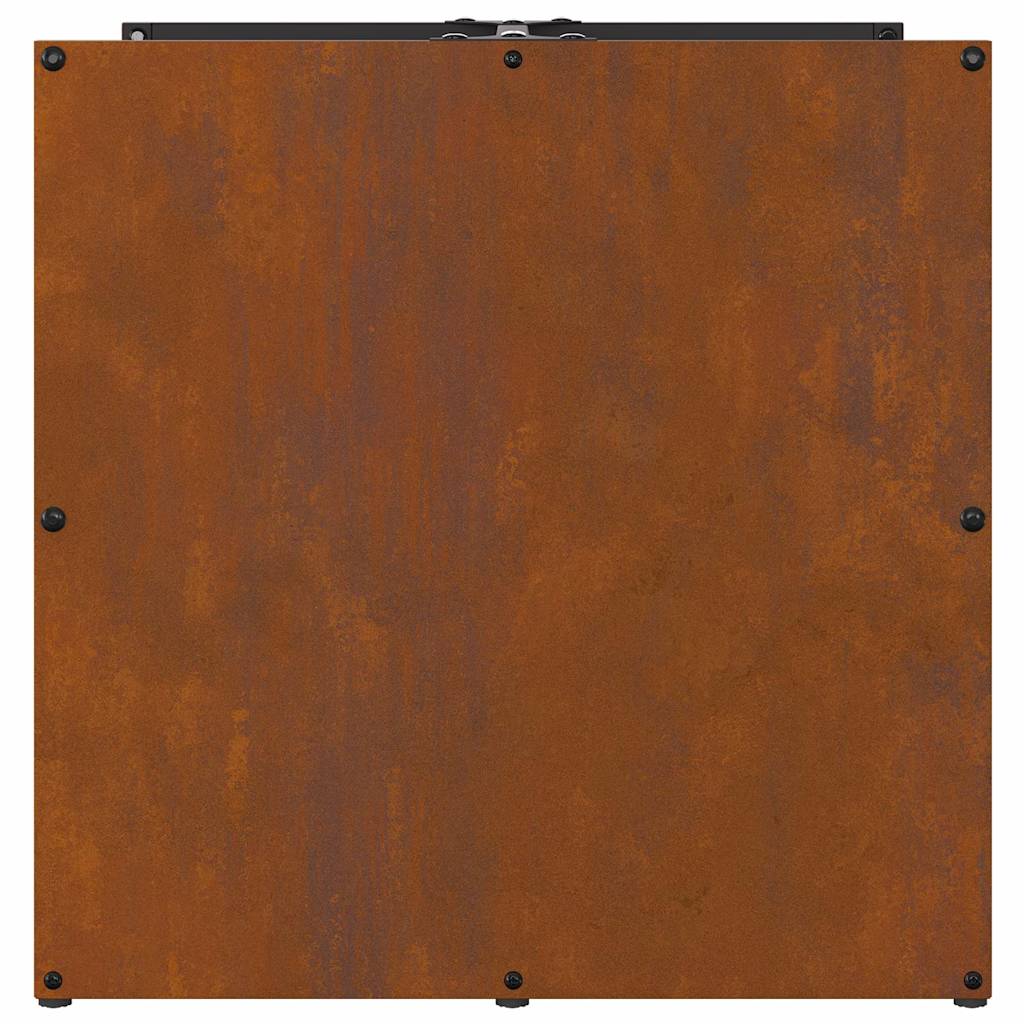 vidaXL Suport pentru lemne de foc 40x40x40 cm Oțel pentru intemperii vidaXL Suport pentru lemne de foc 40x40x40 cm Oțel pentru intemperii
