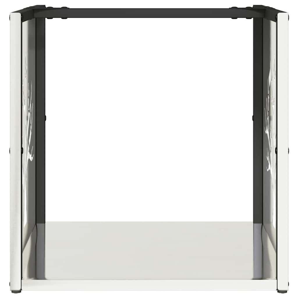vidaXL Suport pentru lemne de foc 40x40x40 cm oțel inoxidabil vidaXL Suport pentru lemne de foc 40x40x40 cm oțel inoxidabil