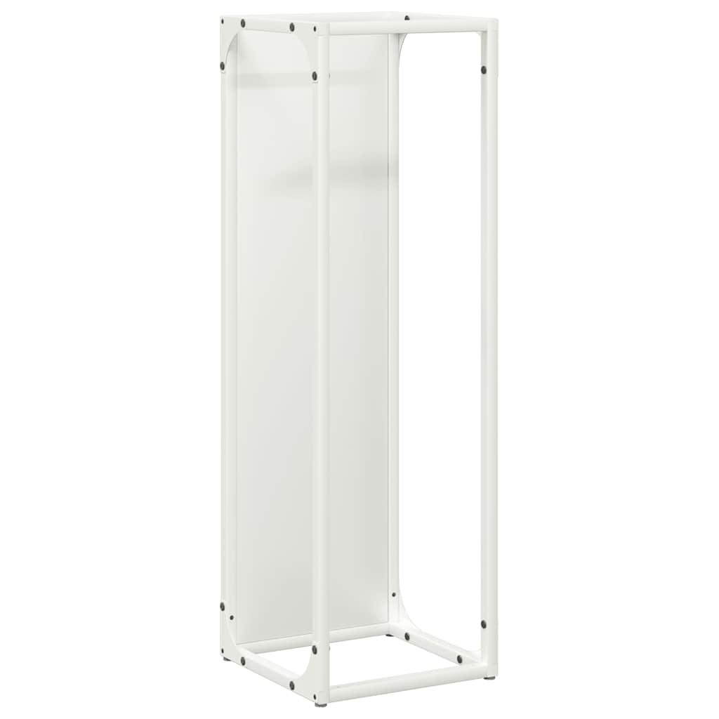 vidaXL Suport pentru lemne de foc alb 25x25x80 cm Oțel laminat la rece vidaXL Suport pentru lemne de foc alb 25x25x80 cm Oțel laminat la rece
