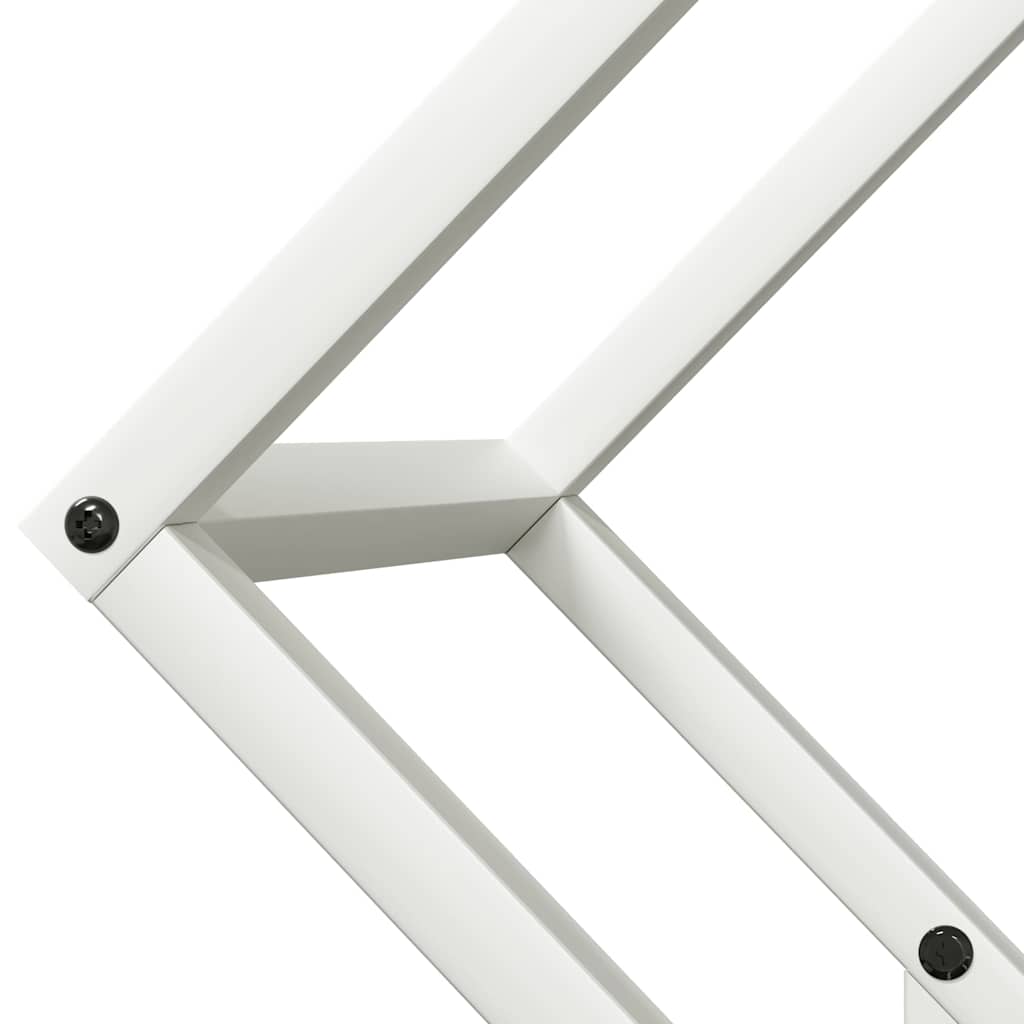 vidaXL Suport pentru lemne de foc alb 50x25x50 cm Oțel laminat la rece vidaXL Suport pentru lemne de foc alb 50x25x50 cm Oțel laminat la rece