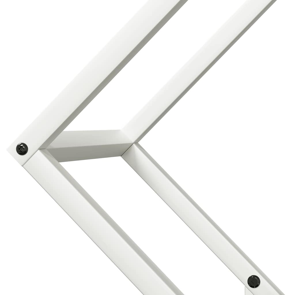 vidaXL Suport pentru lemne de foc alb 60x25x60 cm Oțel laminat la rece vidaXL Suport pentru lemne de foc alb 60x25x60 cm Oțel laminat la rece