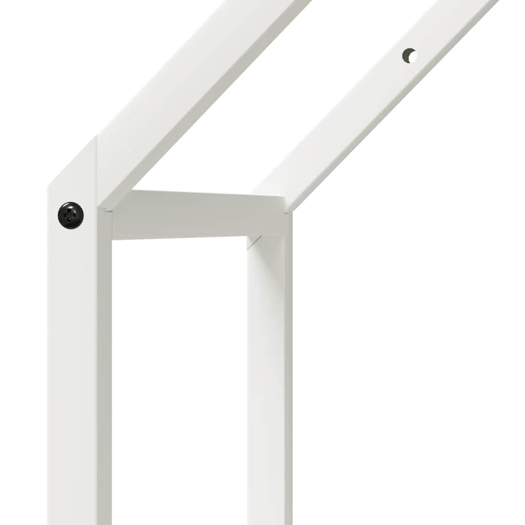 vidaXL Suport pentru lemne de foc alb 40x25x60 cm Oțel laminat la rece vidaXL Suport pentru lemne de foc alb 40x25x60 cm Oțel laminat la rece