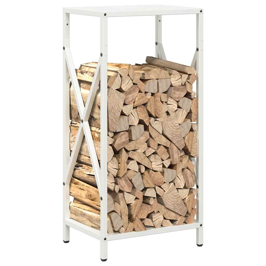 vidaXL Suport pentru lemne de foc alb 34x25x70 cm Oțel laminat la rece vidaXL Suport pentru lemne de foc alb 34x25x70 cm Oțel laminat la rece