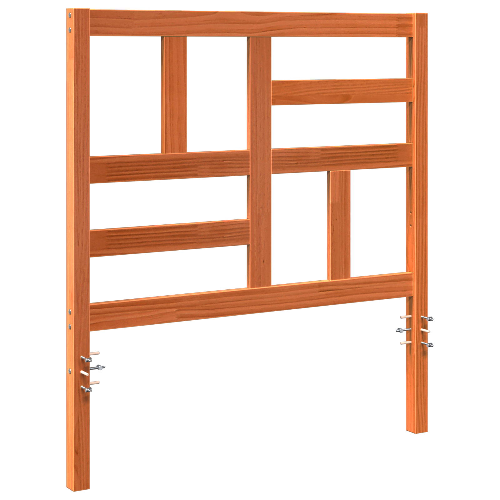 vidaXL Întăritură de pat cu headboard Maro ceruit 105.5 x 4 x 104 cm vidaXL Întăritură de pat cu headboard Maro ceruit 105.5 x 4 x 104 cm