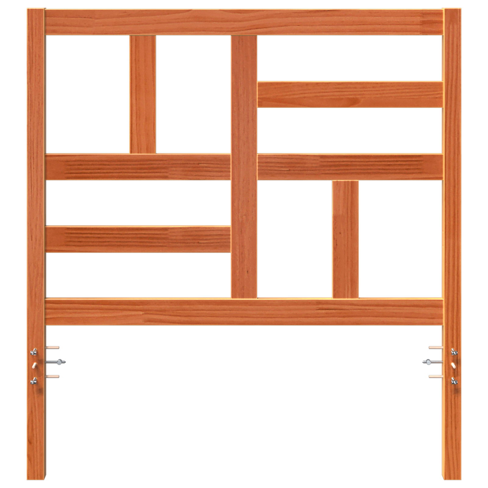 vidaXL Întăritură de pat cu headboard Maro ceruit 105.5 x 4 x 104 cm vidaXL Întăritură de pat cu headboard Maro ceruit 105.5 x 4 x 104 cm