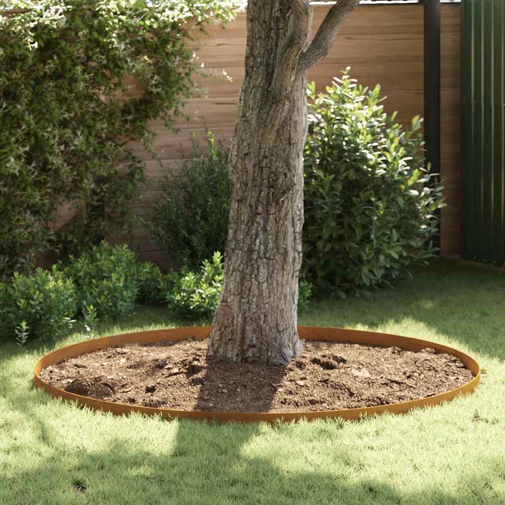 vidaXL Împrejmuire pentru gazon Ruginit 450 x 10 cm vidaXL Împrejmuire pentru gazon Ruginit 450 x 10 cm