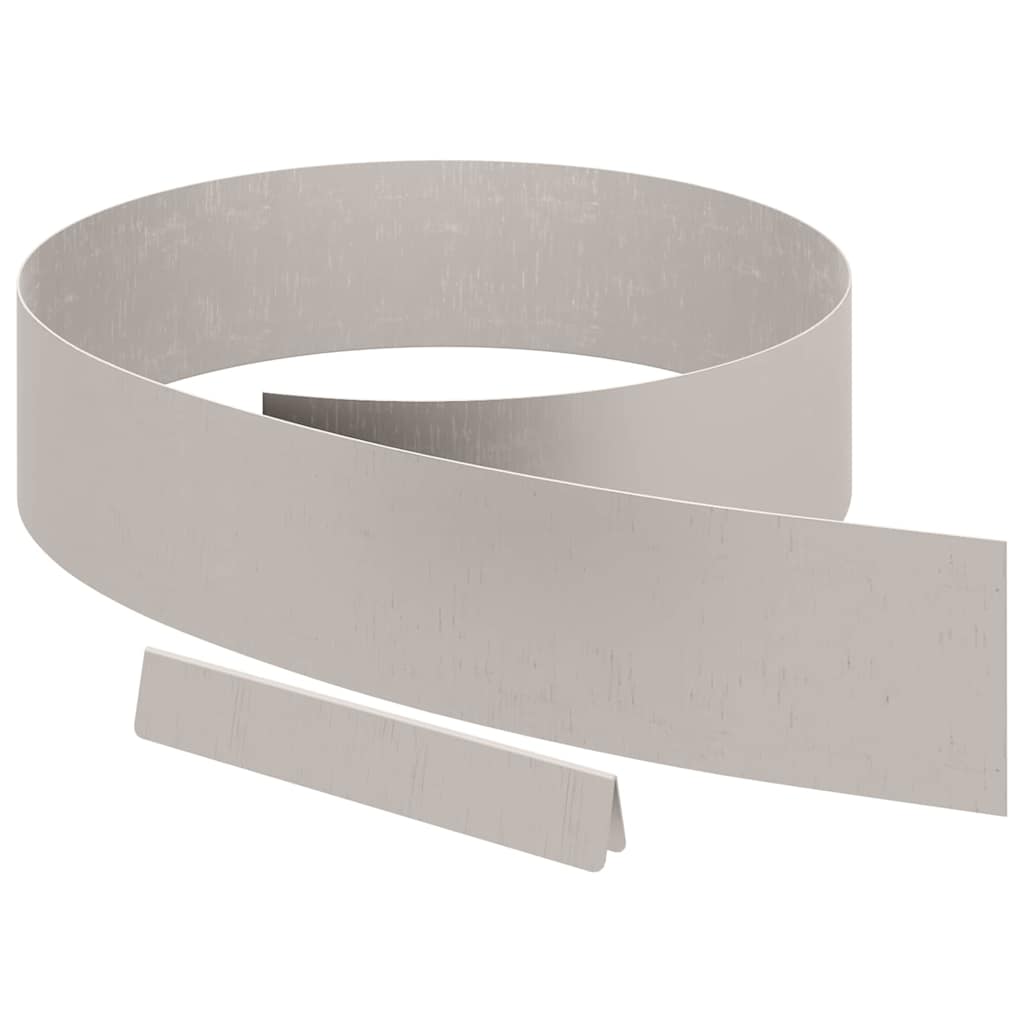 vidaXL Împrejmuire pentru gazon 4 pcs Ruginit 450 x 15 cm