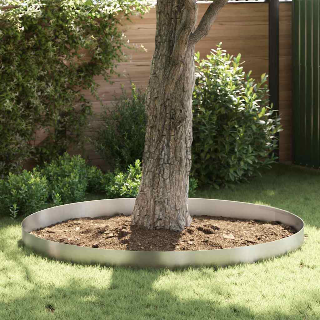 vidaXL Împrejmuire pentru gazon 4 pcs Argintiu 450 x 20 cm vidaXL Împrejmuire pentru gazon 4 pcs Argintiu 450 x 20 cm