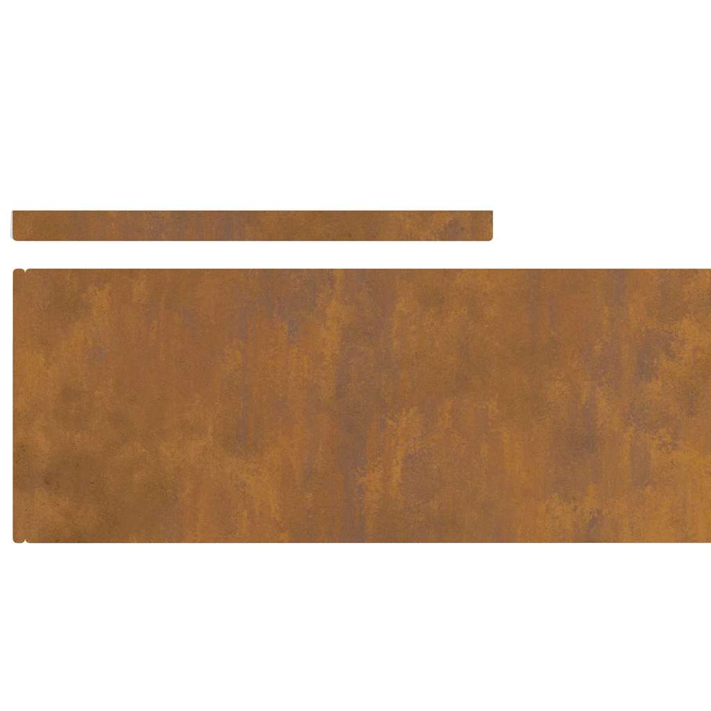 vidaXL Împrejmuire pentru gazon Ruginit 450 x 20 cm vidaXL Împrejmuire pentru gazon Ruginit 450 x 20 cm