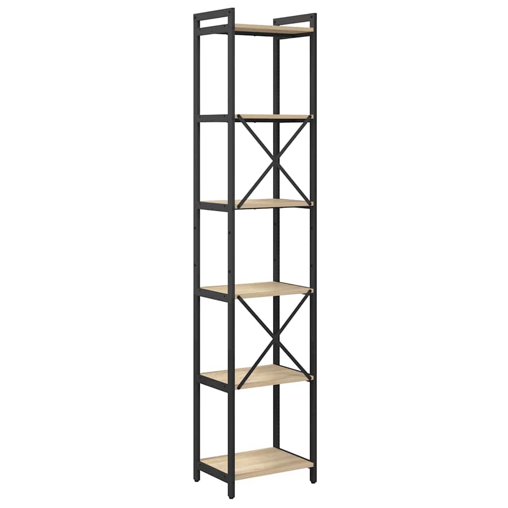 vidaXL Bibliotecă Stejar sonoma 40 x 30 x 188 cm Lemn compozit vidaXL Bibliotecă Stejar sonoma 40 x 30 x 188 cm Lemn compozit