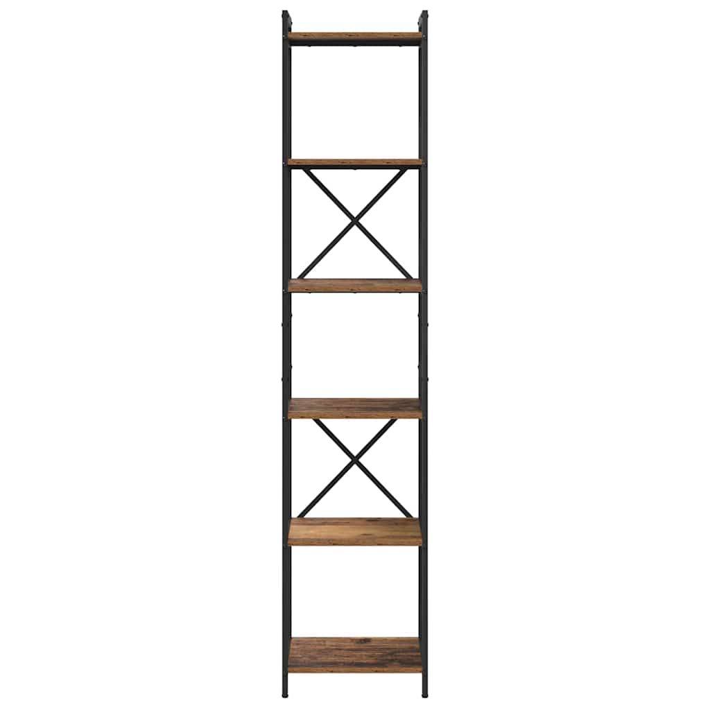 vidaXL Bibliotecă Lemn vechi 40 x 30 x 188 cm Lemn compozit