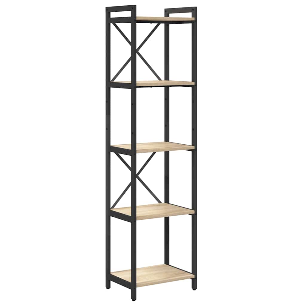 vidaXL Bibliotecă Stejar sonoma 40 x 30 x 153 cm Lemn compozit vidaXL Bibliotecă Stejar sonoma 40 x 30 x 153 cm Lemn compozit