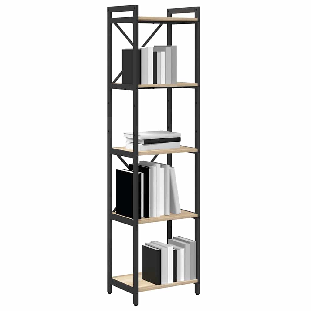 vidaXL Bibliotecă Stejar sonoma 40 x 30 x 153 cm Lemn compozit vidaXL Bibliotecă Stejar sonoma 40 x 30 x 153 cm Lemn compozit