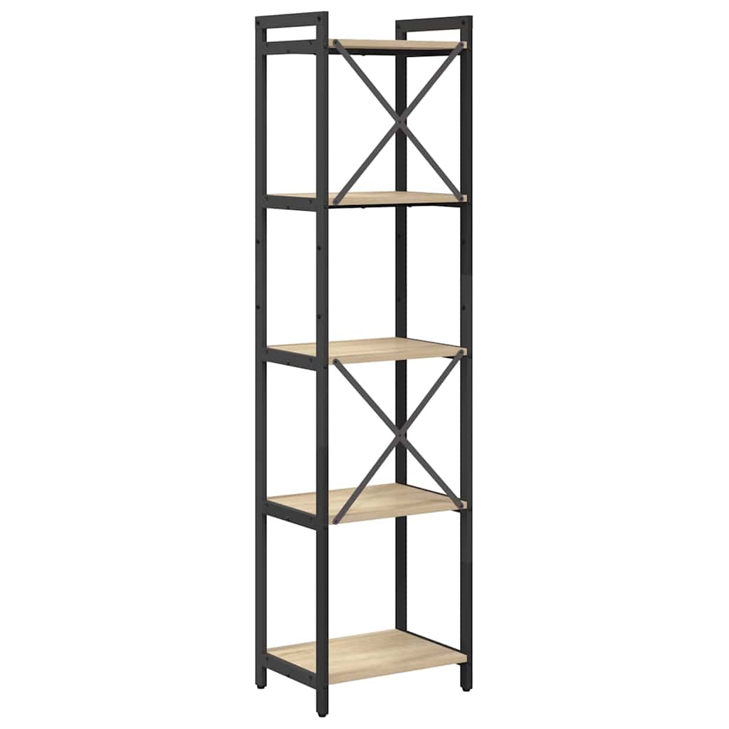 vidaXL Bibliotecă Stejar sonoma 40 x 30 x 153 cm Lemn compozit vidaXL Bibliotecă Stejar sonoma 40 x 30 x 153 cm Lemn compozit