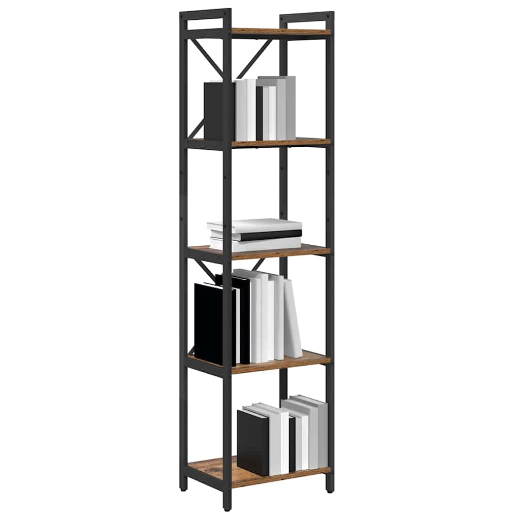 vidaXL Bibliotecă Lemn vechi 40 x 30 x 153 cm Lemn compozit