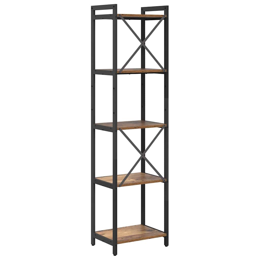 vidaXL Bibliotecă Lemn vechi 40 x 30 x 153 cm Lemn compozit