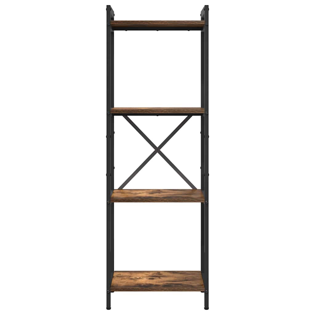 vidaXL Bibliotecă Stejar afumat 40 x 30 x 118 cm Lemn compozit