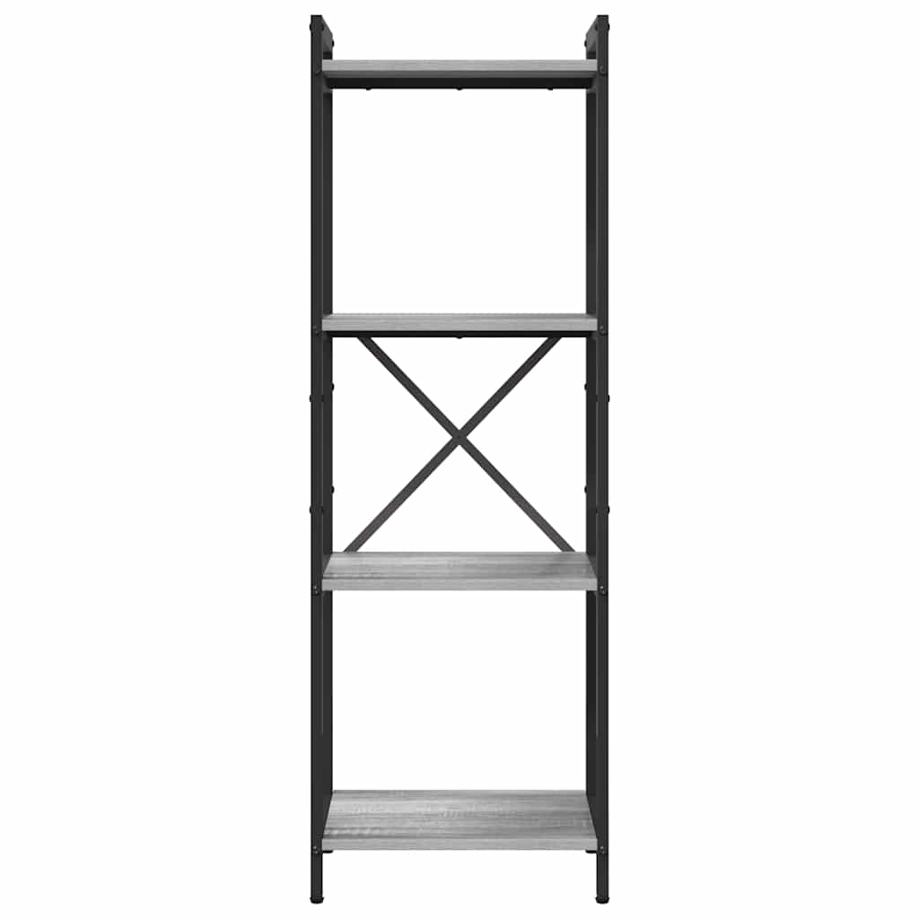 vidaXL Bibliotecă sonoma gri 40 x 30 x 118 cm Lemn compozit
