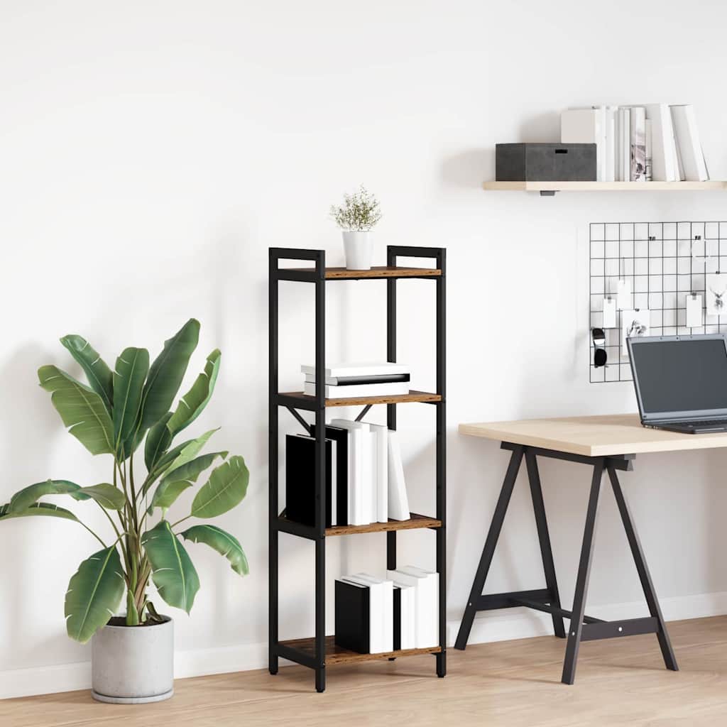 vidaXL Bibliotecă Lemn vechi 40 x 30 x 118 cm Lemn compozit