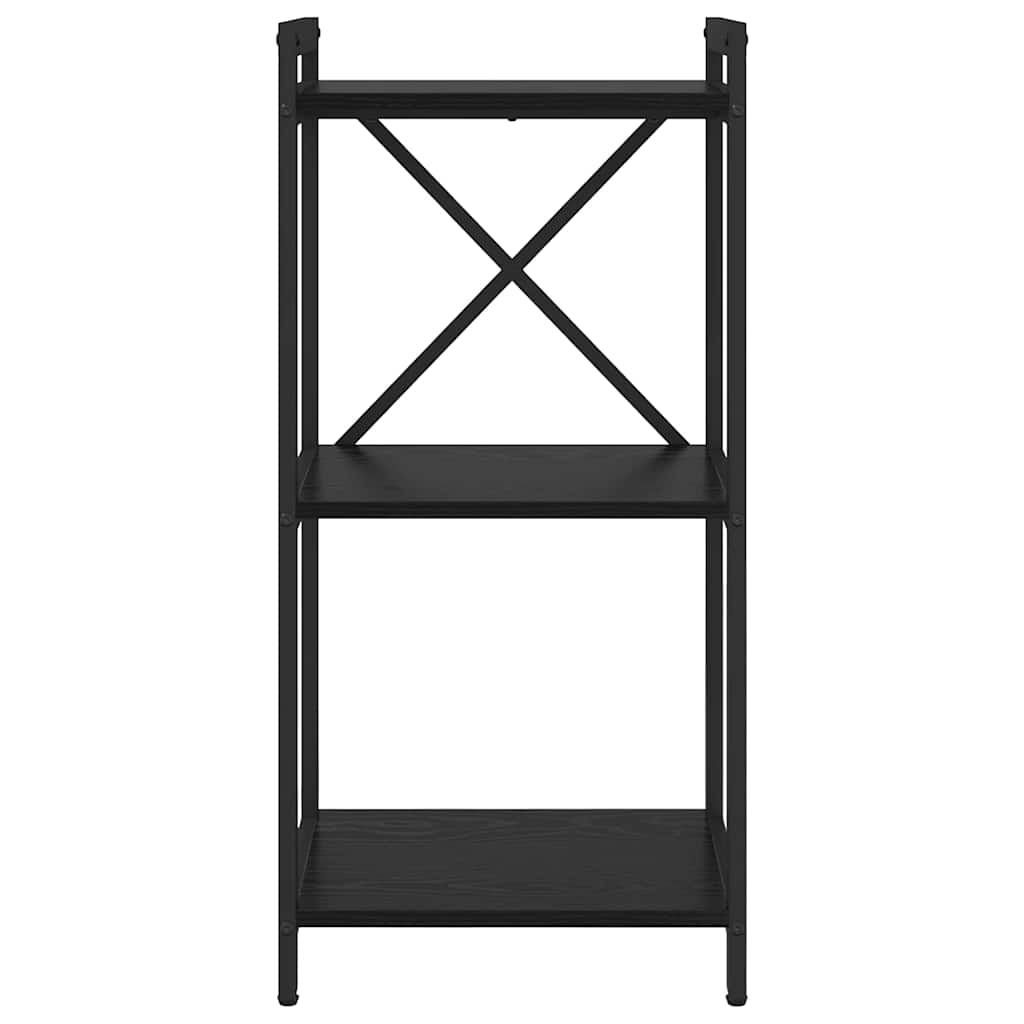 vidaXL Bibliotecă Stejar negru 40 x 30 x 83 cm Lemn compozit vidaXL Bibliotecă Stejar negru 40 x 30 x 83 cm Lemn compozit