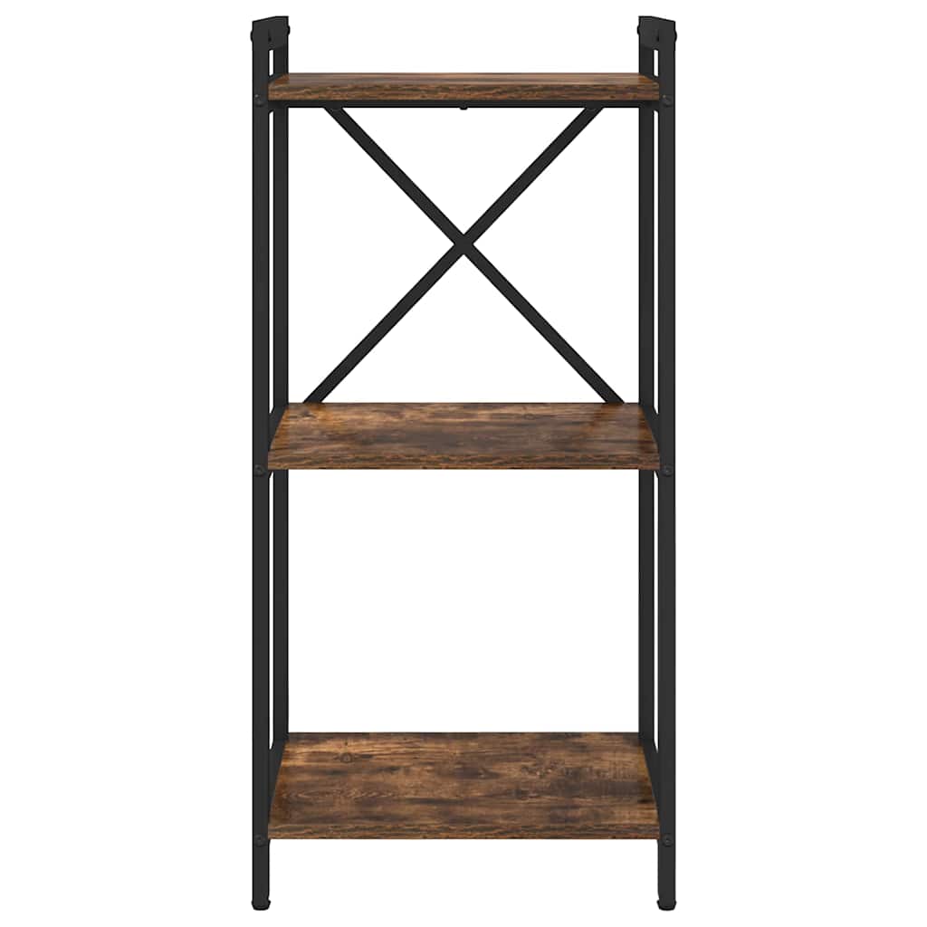 vidaXL Bibliotecă Stejar afumat 40 x 30 x 83 cm Lemn compozit