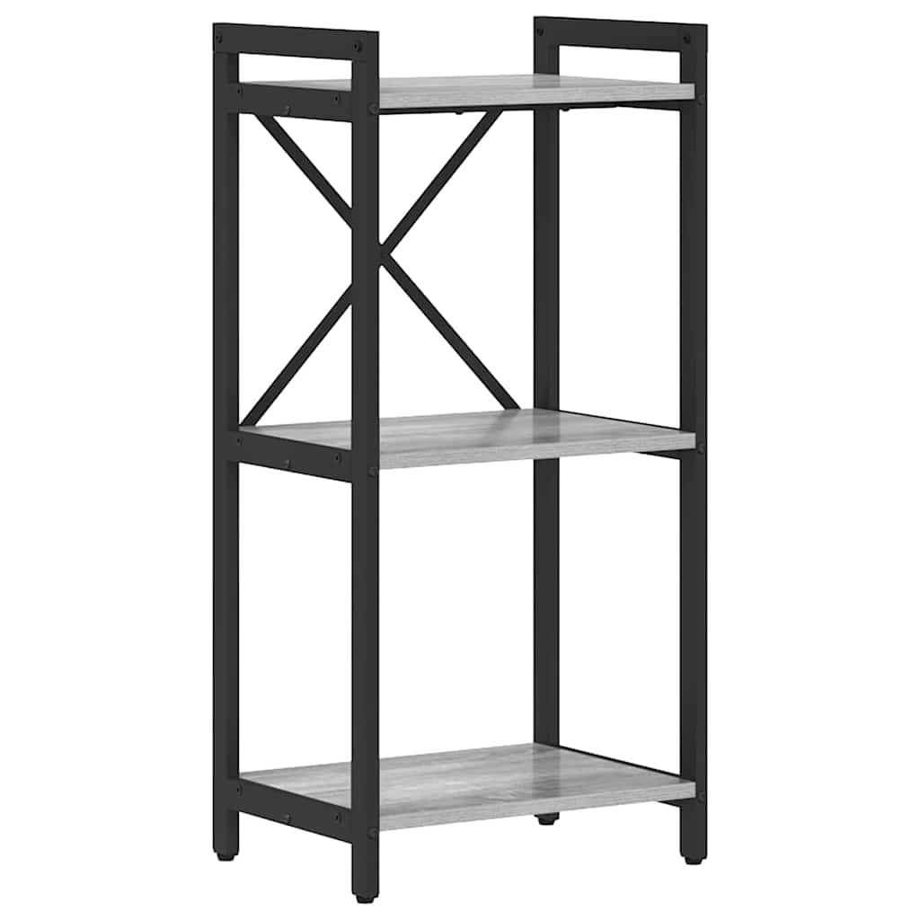 vidaXL Bibliotecă sonoma gri 40 x 30 x 83 cm Lemn compozit
