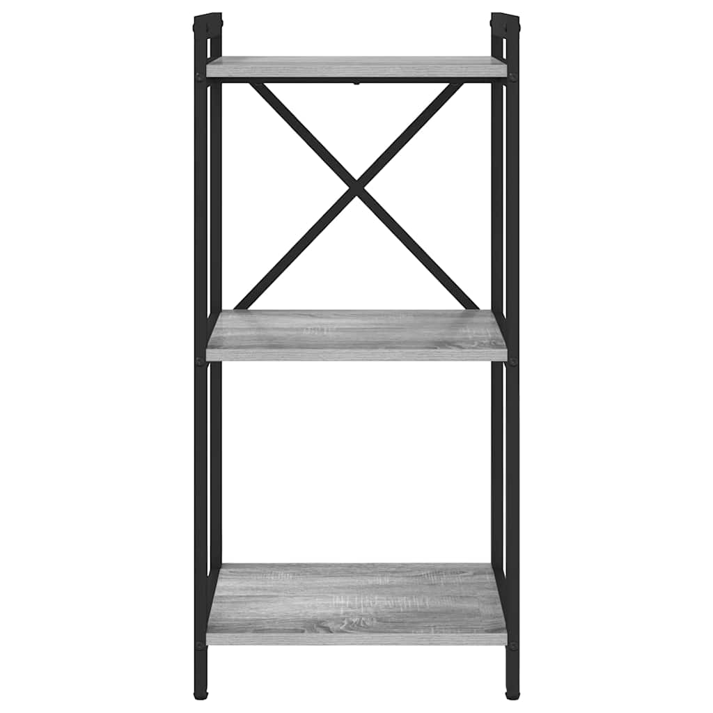 vidaXL Bibliotecă sonoma gri 40 x 30 x 83 cm Lemn compozit