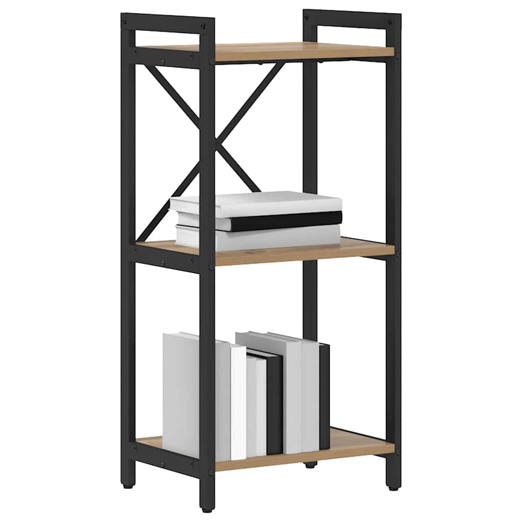 vidaXL Bibliotecă stejar artizanal 40 x 30 x 83 cm Lemn compozit