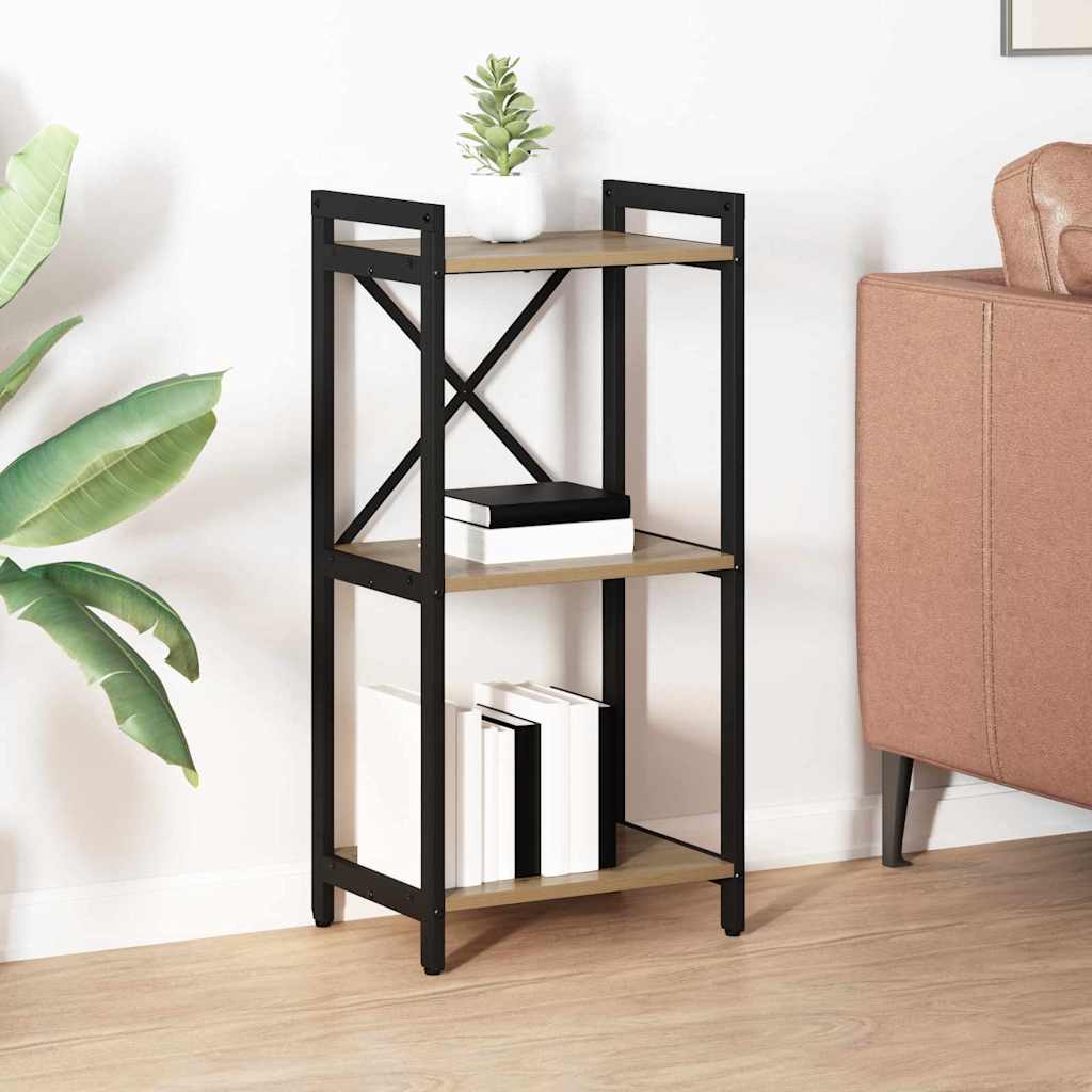 vidaXL Bibliotecă stejar artizanal 40 x 30 x 83 cm Lemn compozit