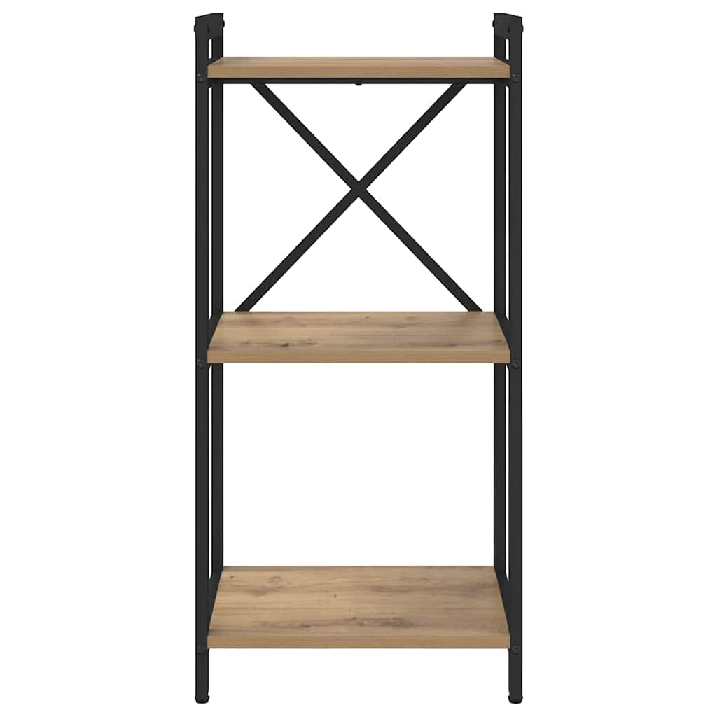 vidaXL Bibliotecă stejar artizanal 40 x 30 x 83 cm Lemn compozit