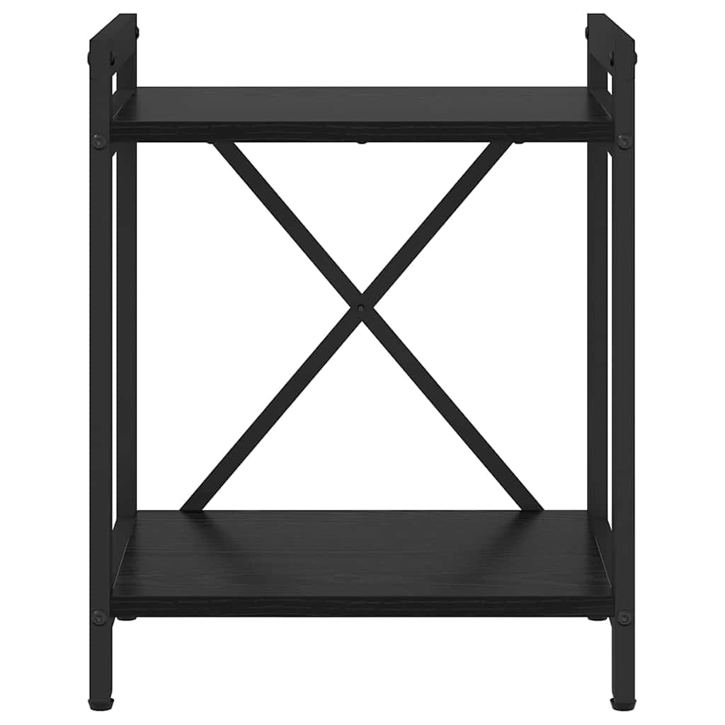 vidaXL Bibliotecă Stejar negru 40 x 30 x 48.5 cm Lemn compozit vidaXL Bibliotecă Stejar negru 40 x 30 x 48.5 cm Lemn compozit