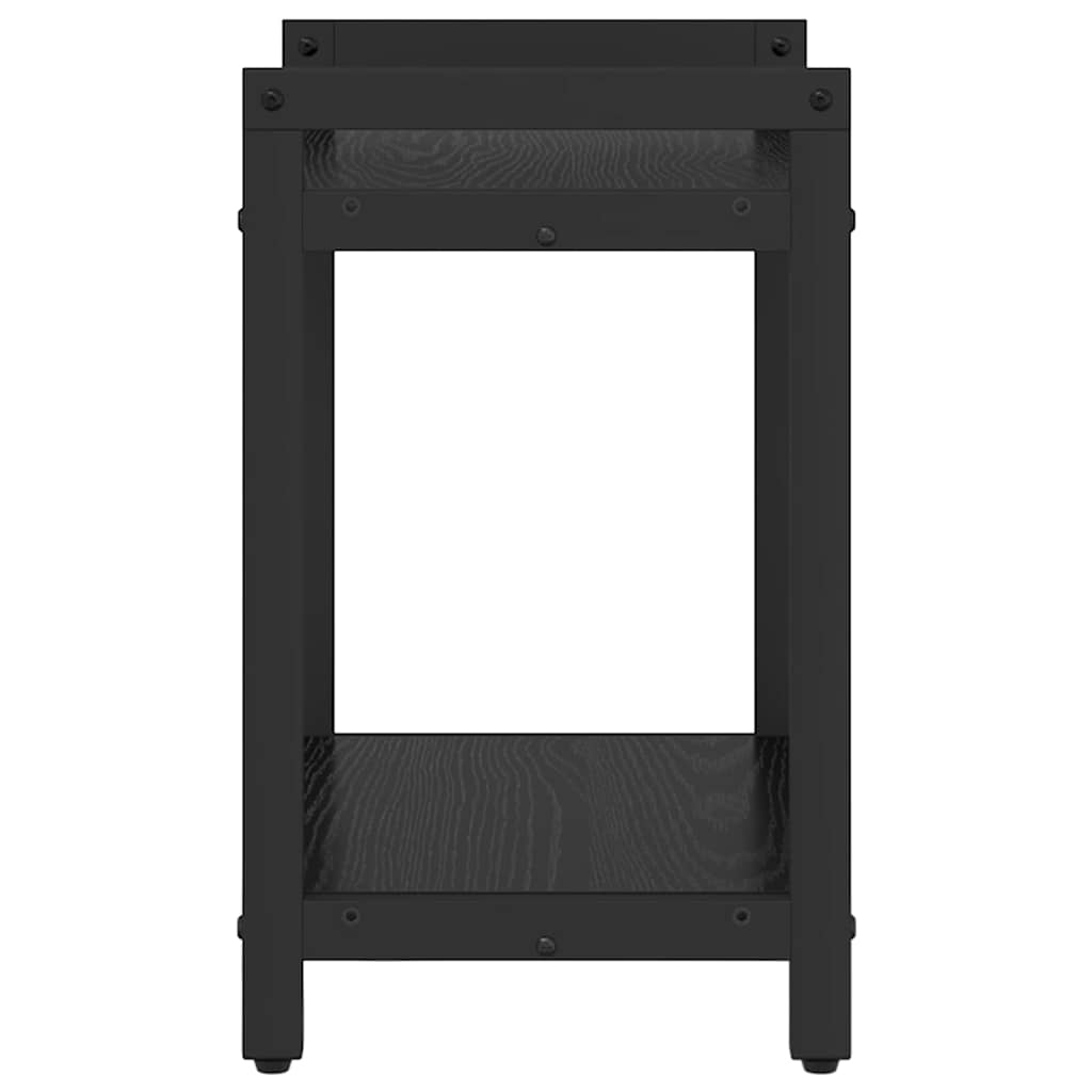 vidaXL Bibliotecă Stejar negru 40 x 30 x 48.5 cm Lemn compozit vidaXL Bibliotecă Stejar negru 40 x 30 x 48.5 cm Lemn compozit