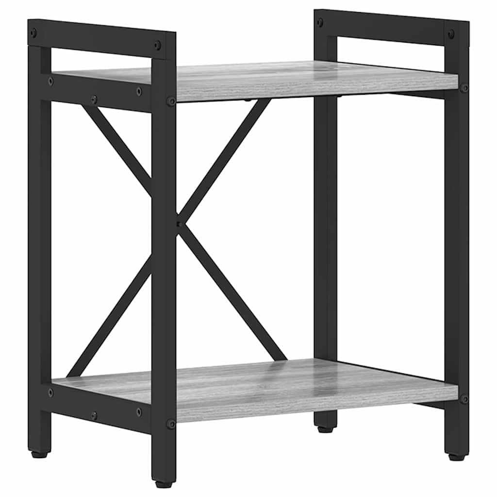 vidaXL Bibliotecă sonoma gri 40 x 30 x 48.5 cm Lemn compozit