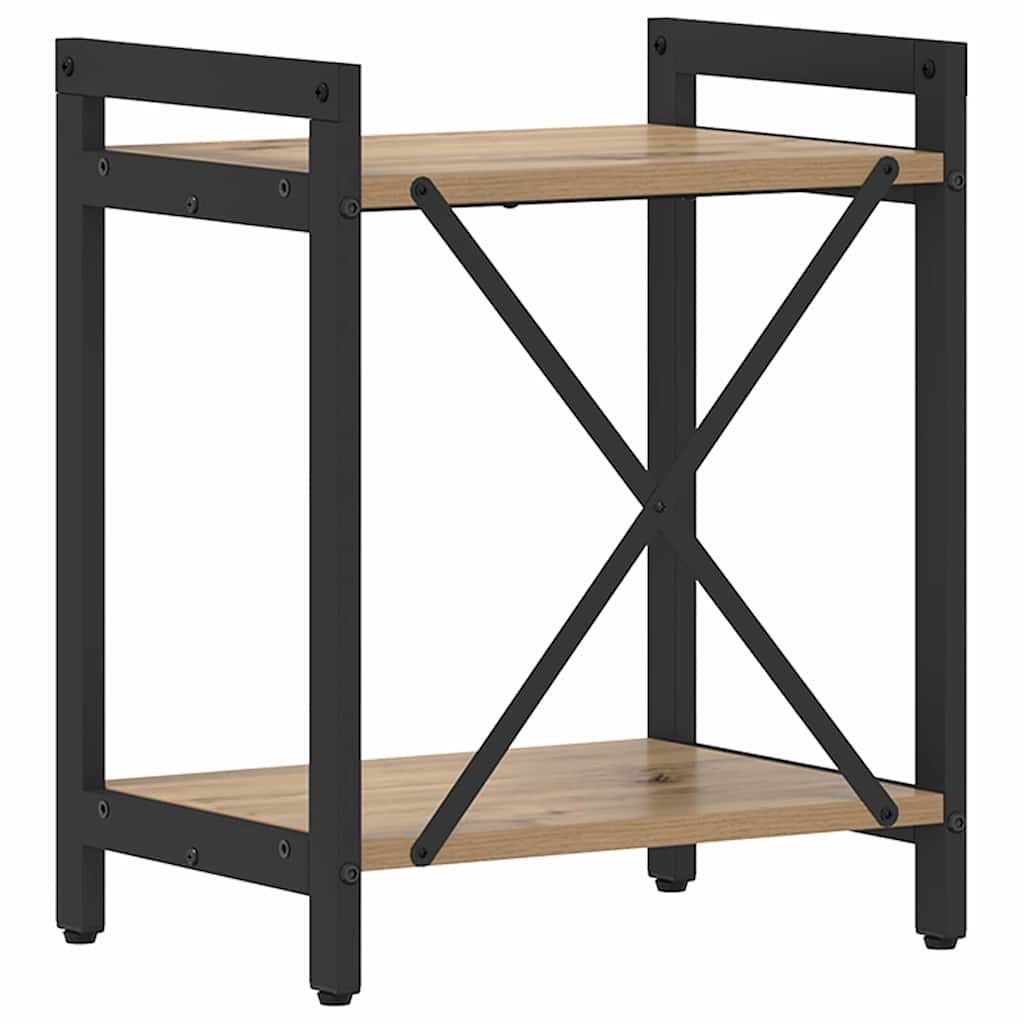 vidaXL Bibliotecă stejar artizanal 40 x 30 x 48.5 cm Lemn compozit