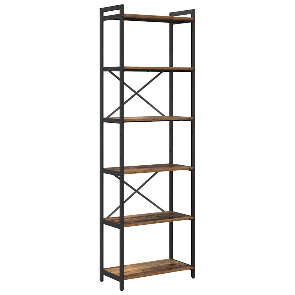 vidaXL Bibliotecă Lemn vechi 60 x 30 x 188 cm Lemn compozit