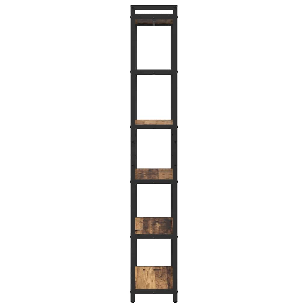 vidaXL Bibliotecă Lemn vechi 60 x 30 x 188 cm Lemn compozit