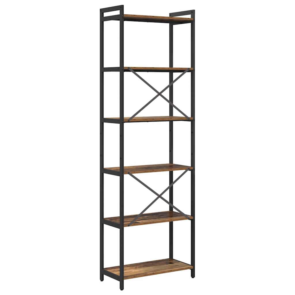 vidaXL Bibliotecă Lemn vechi 60 x 30 x 188 cm Lemn compozit