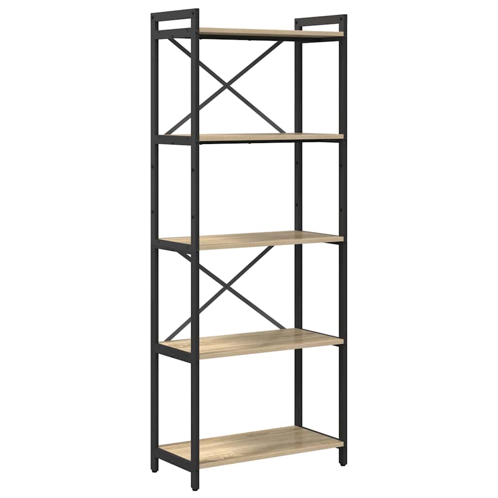 vidaXL Bibliotecă Stejar sonoma 60 x 30 x 153 cm Lemn compozit vidaXL Bibliotecă Stejar sonoma 60 x 30 x 153 cm Lemn compozit