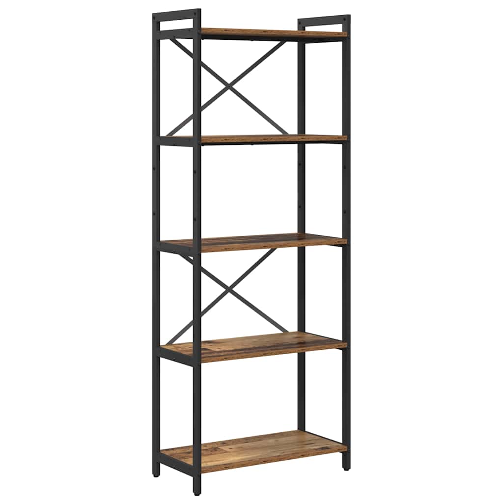 vidaXL Bibliotecă Lemn vechi 60 x 30 x 153 cm Lemn compozit