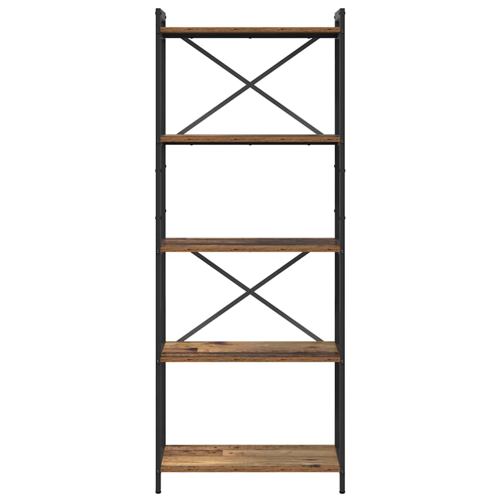 vidaXL Bibliotecă Lemn vechi 60 x 30 x 153 cm Lemn compozit