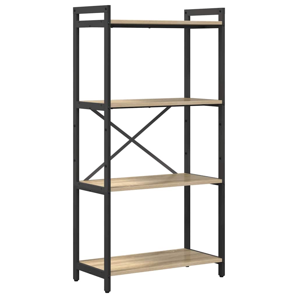vidaXL Bibliotecă Stejar sonoma 60 x 30 x 118 cm Lemn compozit vidaXL Bibliotecă Stejar sonoma 60 x 30 x 118 cm Lemn compozit