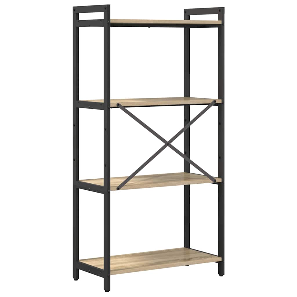 vidaXL Bibliotecă Stejar sonoma 60 x 30 x 118 cm Lemn compozit vidaXL Bibliotecă Stejar sonoma 60 x 30 x 118 cm Lemn compozit