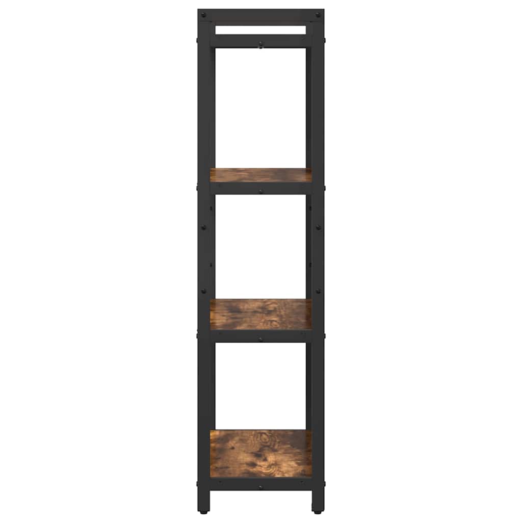 vidaXL Bibliotecă Stejar afumat 60 x 30 x 118 cm Lemn compozit