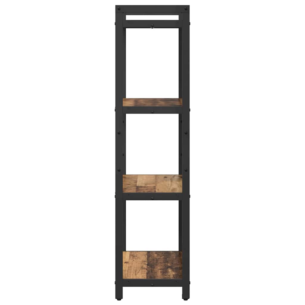 vidaXL Bibliotecă Lemn vechi 60 x 30 x 118 cm Lemn compozit