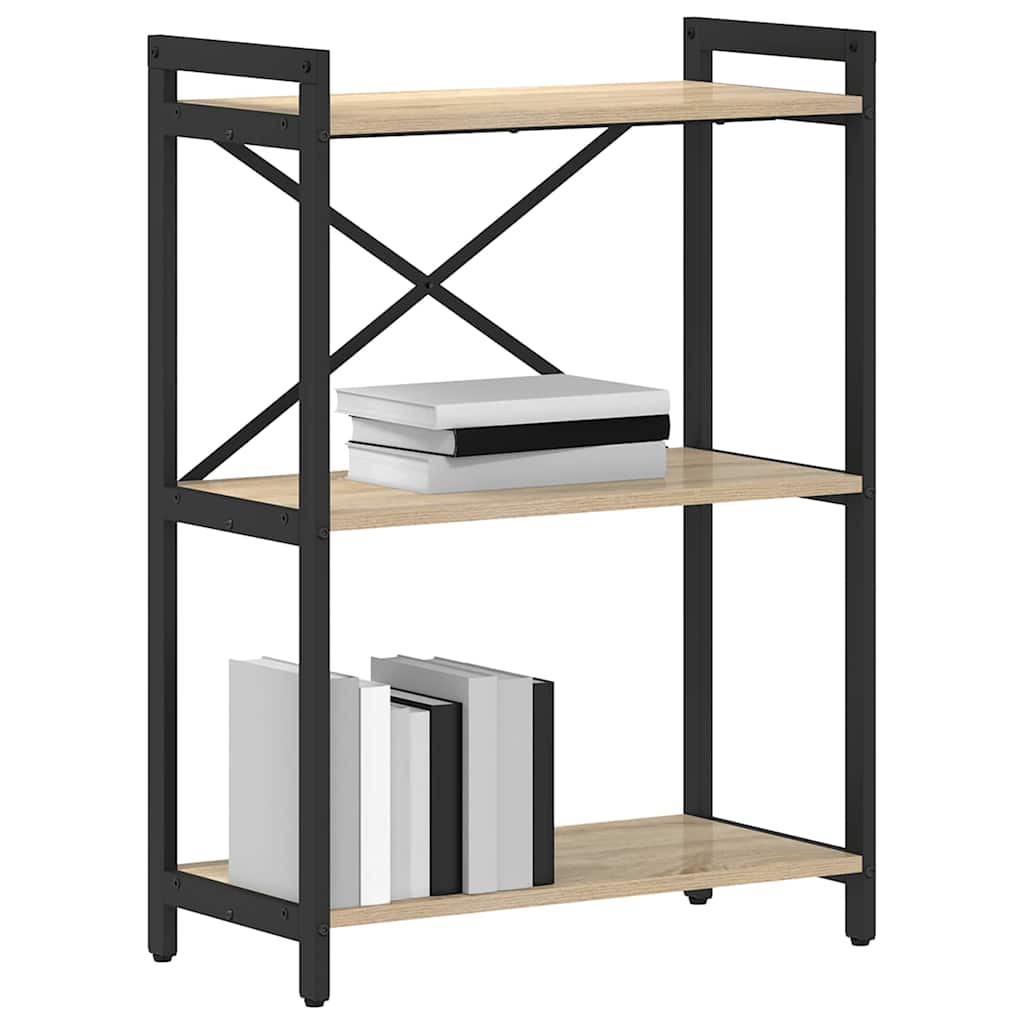 vidaXL Bibliotecă Stejar sonoma 60 x 30 x 83 cm Lemn compozit vidaXL Bibliotecă Stejar sonoma 60 x 30 x 83 cm Lemn compozit