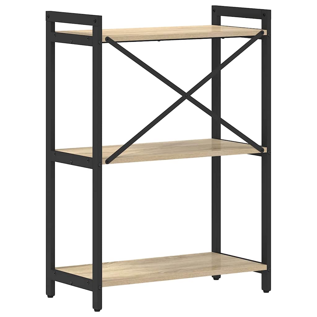 vidaXL Bibliotecă Stejar sonoma 60 x 30 x 83 cm Lemn compozit vidaXL Bibliotecă Stejar sonoma 60 x 30 x 83 cm Lemn compozit
