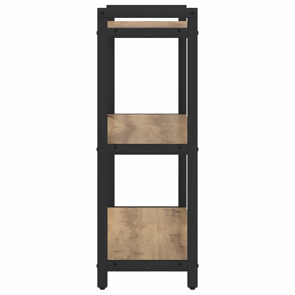 vidaXL Bibliotecă stejar artizanal 60 x 30 x 83 cm Lemn compozit