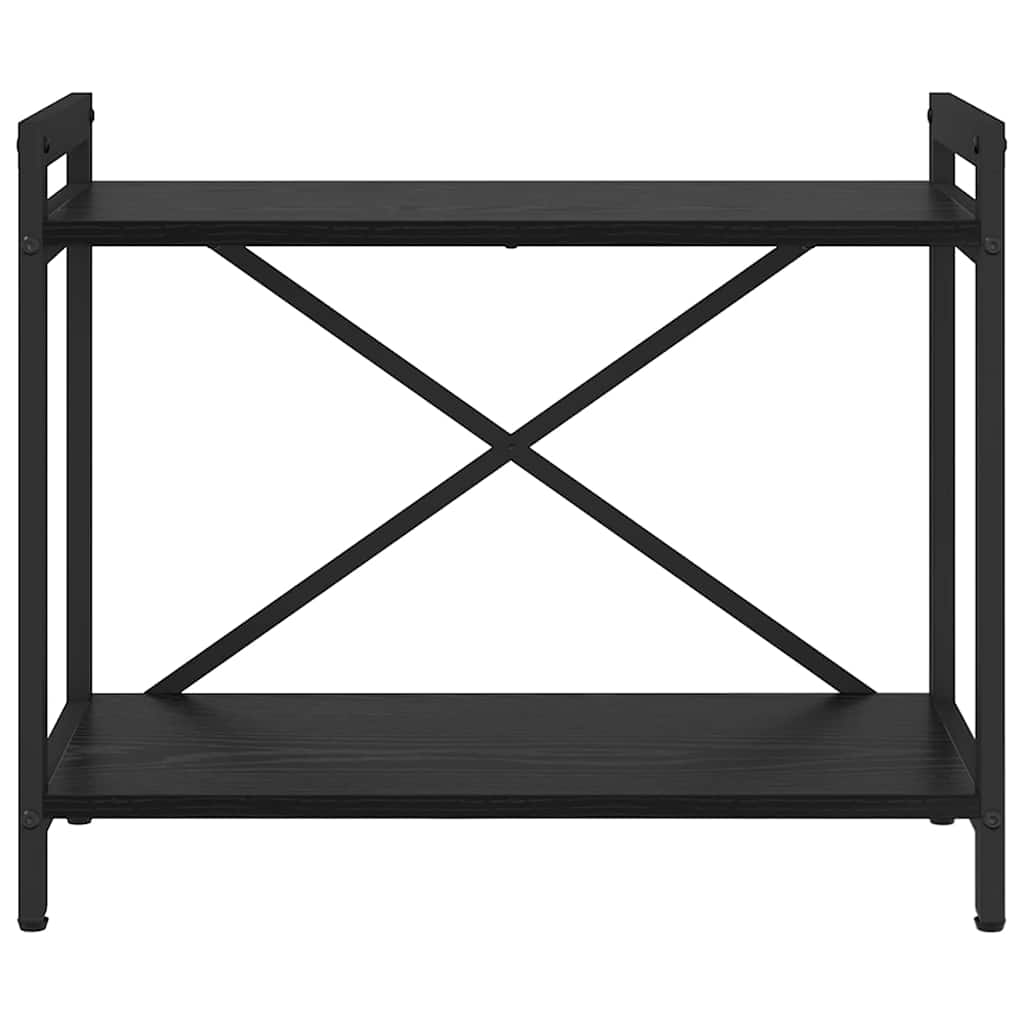 vidaXL Bibliotecă Stejar negru 60 x 30 x 48.5 cm Lemn compozit vidaXL Bibliotecă Stejar negru 60 x 30 x 48.5 cm Lemn compozit