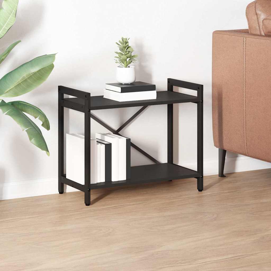 vidaXL Bibliotecă Stejar negru 60 x 30 x 48.5 cm Lemn compozit vidaXL Bibliotecă Stejar negru 60 x 30 x 48.5 cm Lemn compozit