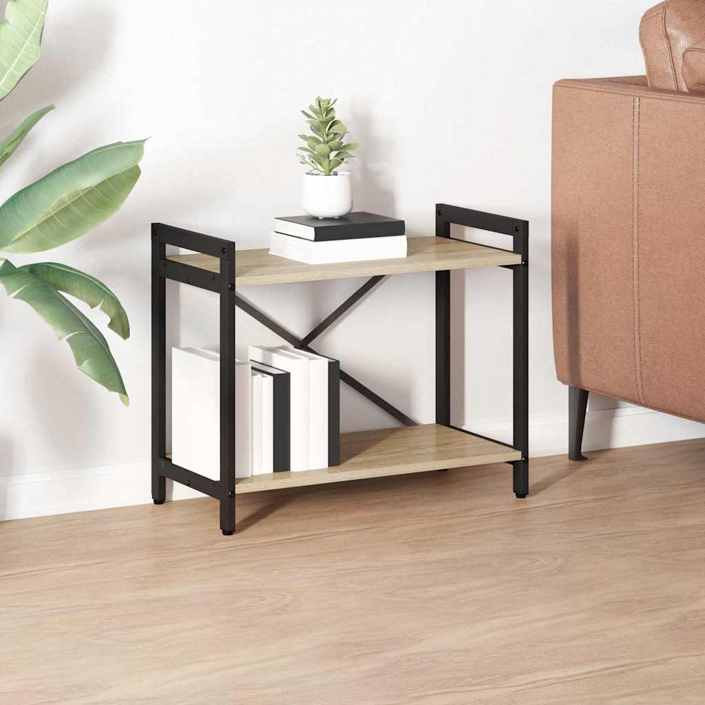 vidaXL Bibliotecă Stejar sonoma 60 x 30 x 48.5 cm Lemn compozit vidaXL Bibliotecă Stejar sonoma 60 x 30 x 48.5 cm Lemn compozit
